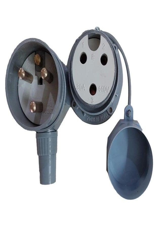SELVO 30A TPN Metal Clad Protected Three Pin Industrial plug and Socket - Image 3